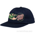 3D -broderi anpassad logotyp platt rim snapback